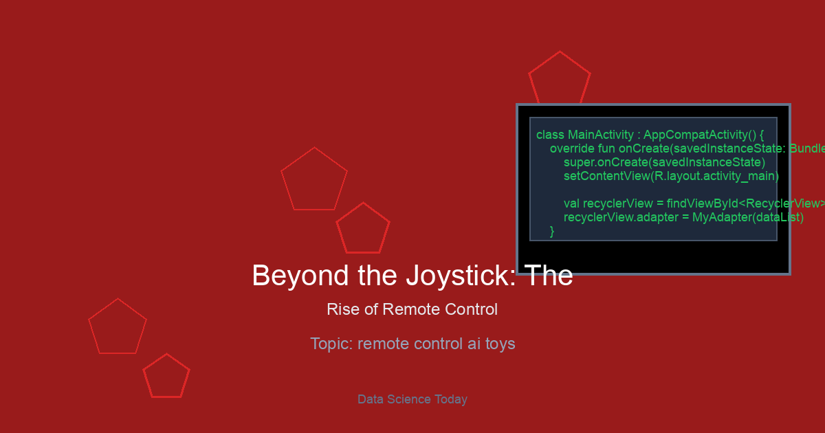 Beyond the Joystick: The Rise of Remote Control AI Toys and Their Real-World Impact