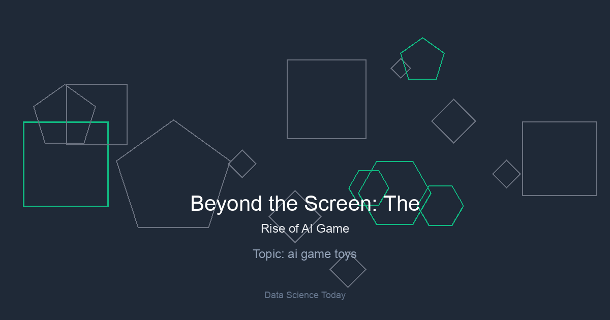 Beyond the Screen: The Rise of AI Game Toys and the Future of Interactive Play