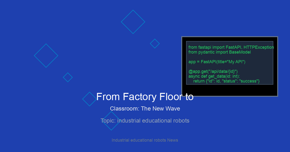 From Factory Floor to Classroom: The New Wave of Industrial Educational Robots