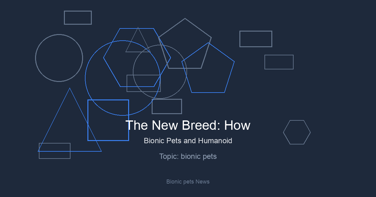 The New Breed: How Bionic Pets and Humanoid Robots Are Redefining Education and Companionship