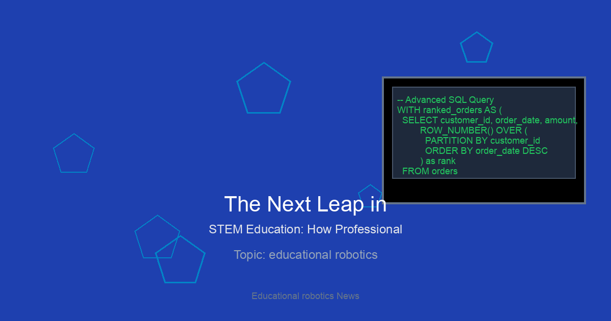 The Next Leap in STEM Education: How Professional Robotics Platforms Are Revolutionizing the Classroom