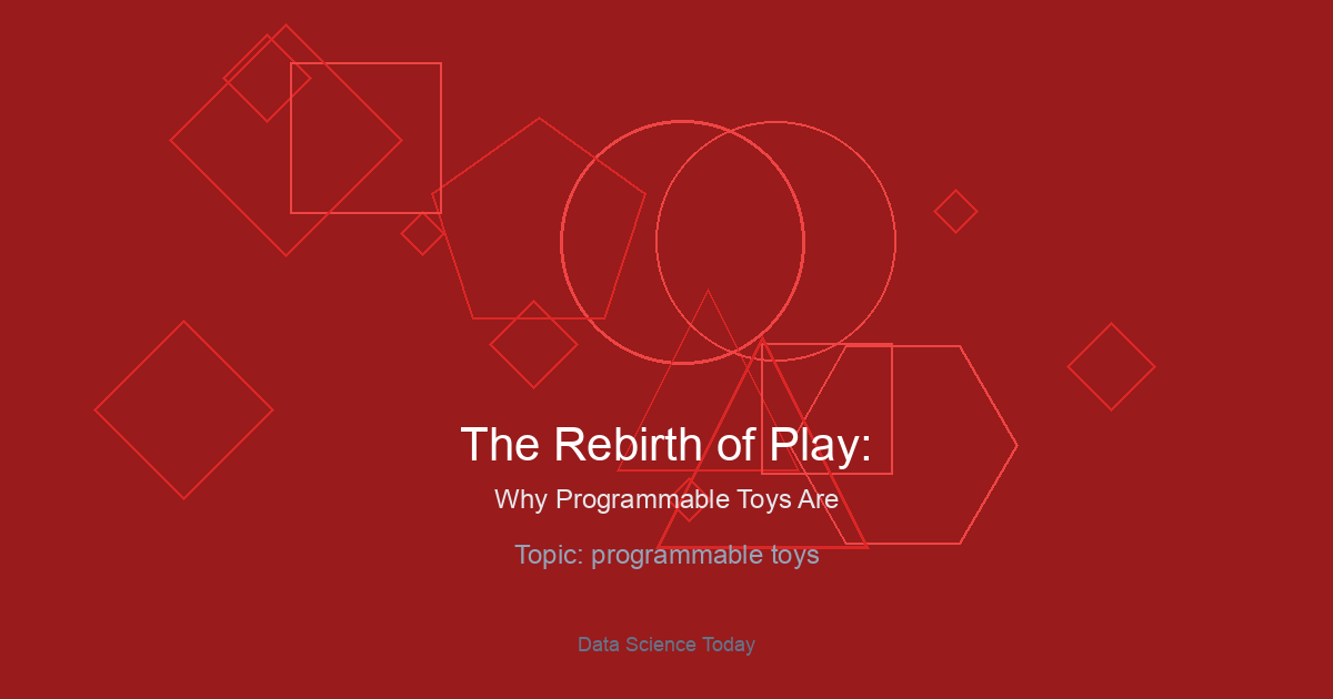 The Rebirth of Play: Why Programmable Toys Are Redefining Education and Entertainment