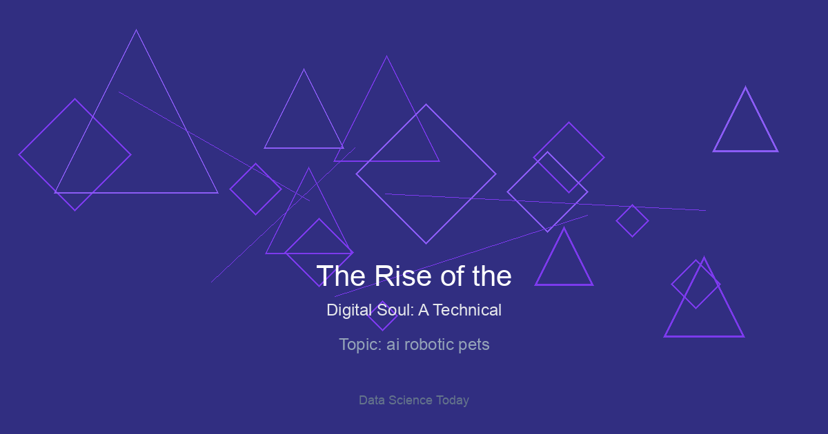 The Rise of the Digital Soul: A Technical Deep Dive into the Evolving World of AI Robotic Pets