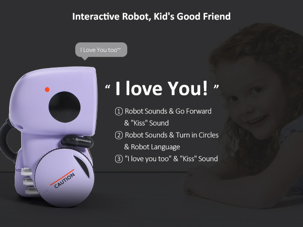child with interactive robot toy - Amazon.com: GILOBABY Kids Robot Toys, Interactive Toys Companion ...