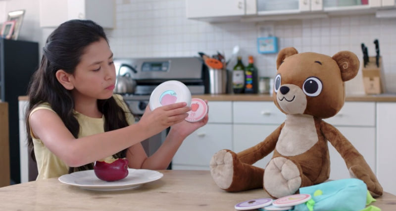 child playing with smart teddy bear - Jerry the Smart Teddy Bear Gives Kids Fun, Medical-Grade Education ...