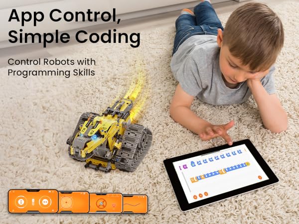 child programming robot toy - Amazon.com: Sillbird Robot Building Kit with Remote Control Gifts ...