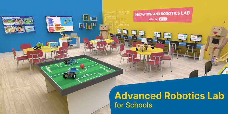 STEM education robotics class - How to Set Up an Advanced Robotics Lab in School - STEMpedia Blog