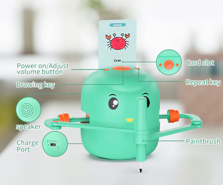 AI powered creative toys - DoodleBot™ - AI-Powered Creative Drawing Robot for Kids