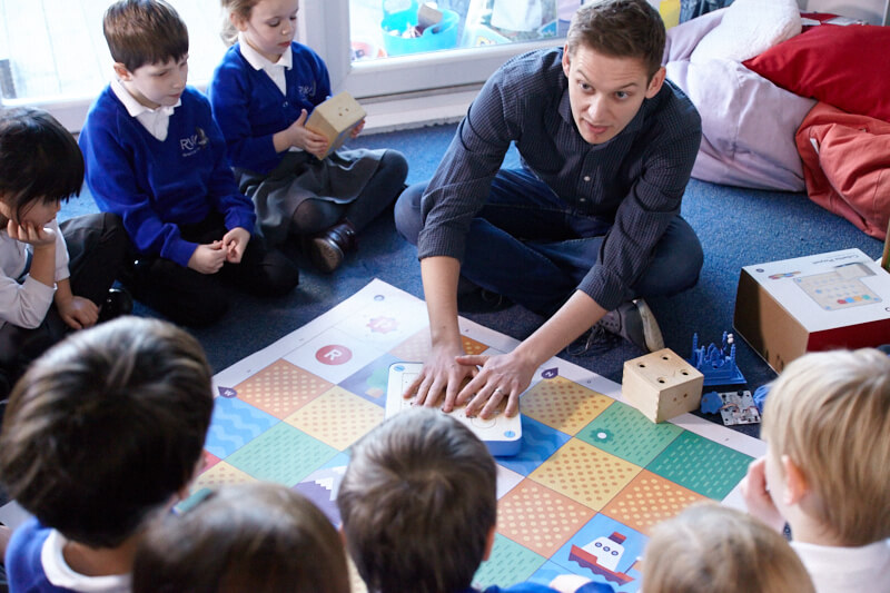 child playing with educational robot - Toys or Tools? Choosing an Educational Robot for Your Early ...