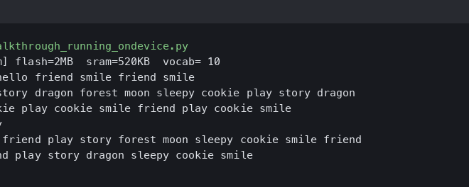 Walkthrough: running on-device TinyLlama on an RP2350 for offline toy dialogue